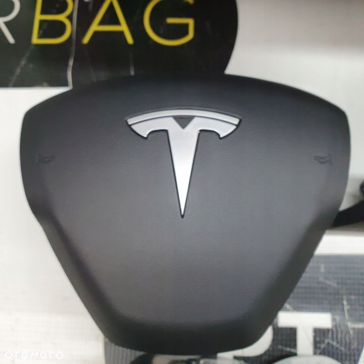 TESLA 3 III DESKA ROZDZIELCZA KONSOLA KOKPIT PULPIT PODUSZKI AIRBAG AIR BAG PASY KIT SET - 5