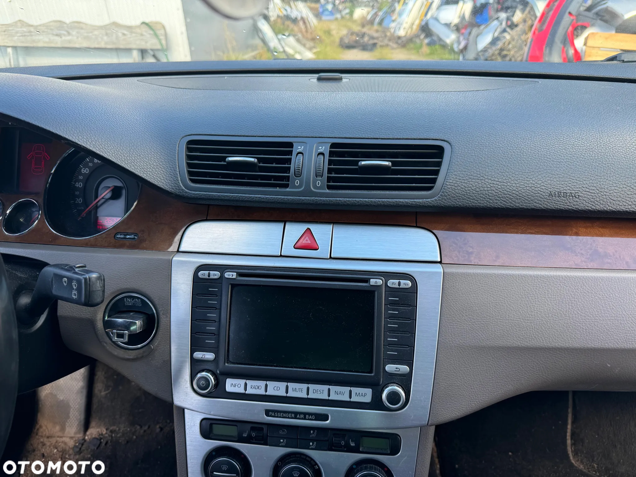 VW PASSAT B6 PULPIT DESKA ROZDZIELCZA KONSOLA - 2