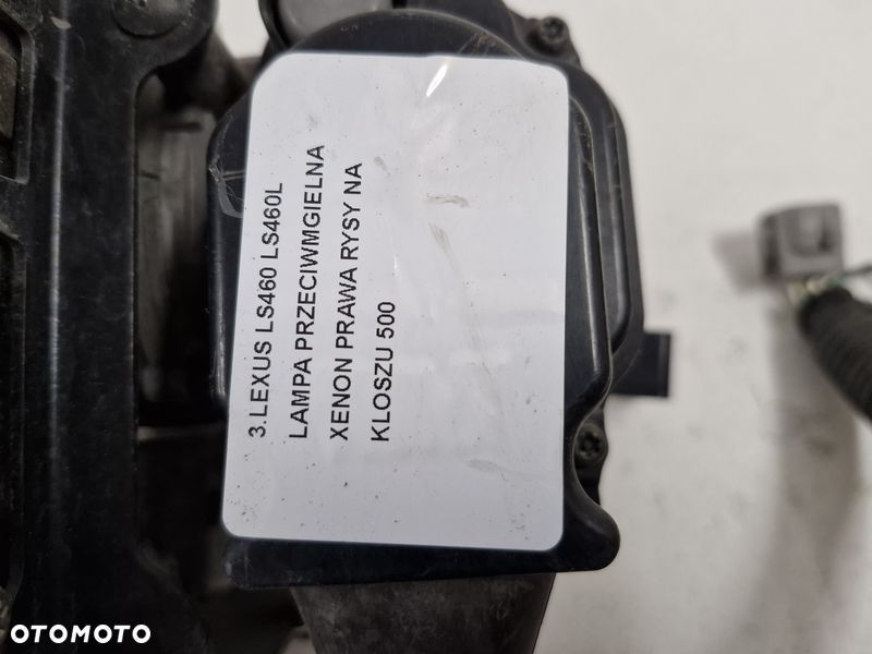 LEXUS LS460 LS460L LAMPA PRZECIWMGIELNA XENON PRAWA - 7