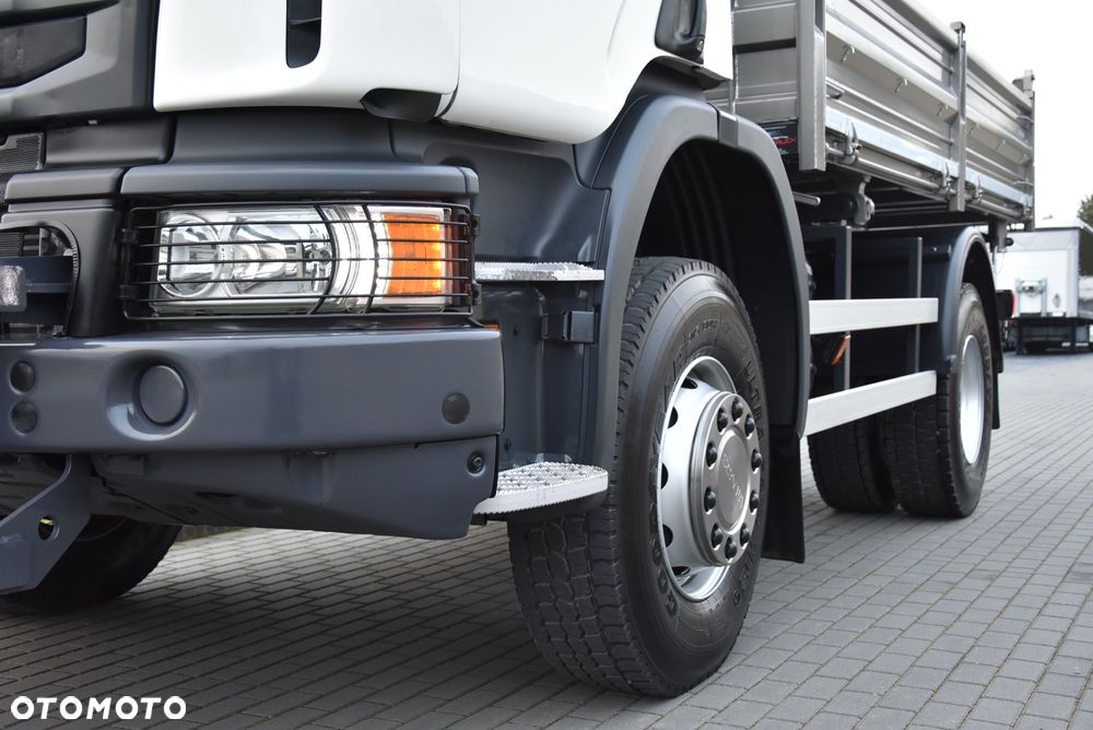 Scania P250 WERSJA OFFROAD / WYWROTKA 3-STRONNA / BLOKADA MOSTU / TYŁ RESOER / P.NOWA / 18 TYŚ KM PRZEBIEGU! / SALON PL / - 17