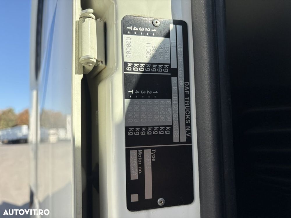 DAF DAF XF480, SSC, Factura externa - 9
