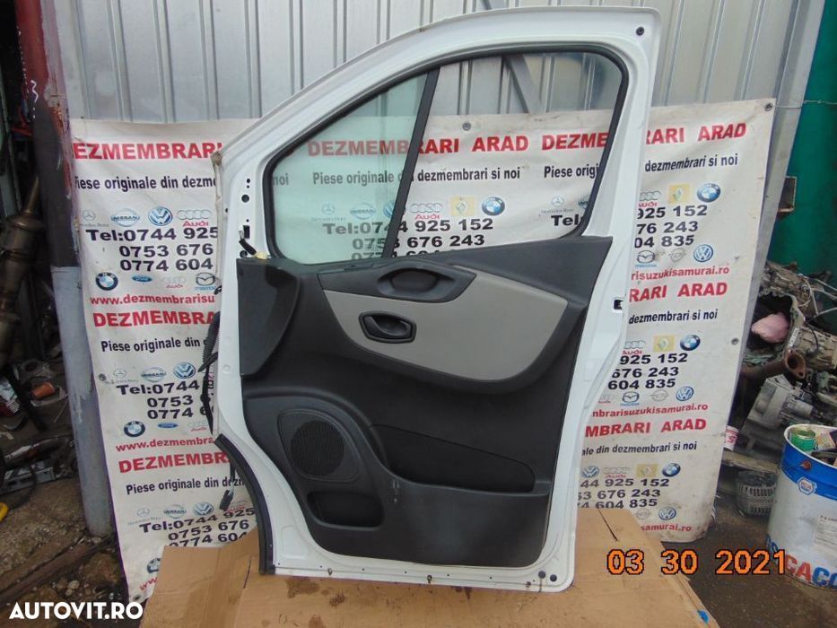 Fete usi Renault Trafic 2015-2021 Opel vivaro Nissan NV 300 fata usa s - 1
