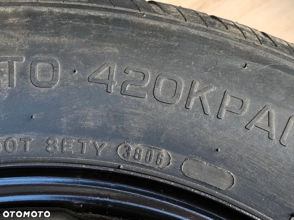 KOŁO DOJAZDOWE R16 ZESTAW KLUCZ HAK STYROPIANY OPEL ANTARA 5X115 155/90/16 - 4