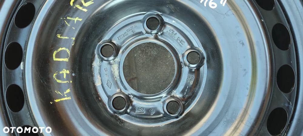FELGA STALOWA 403009235R 5x114.3 6.5Jx16 CALI ET32 RENAULT KADIAR TALISMAN CAPTUR MEGANE NISSAN 1 SZTUKA - 2