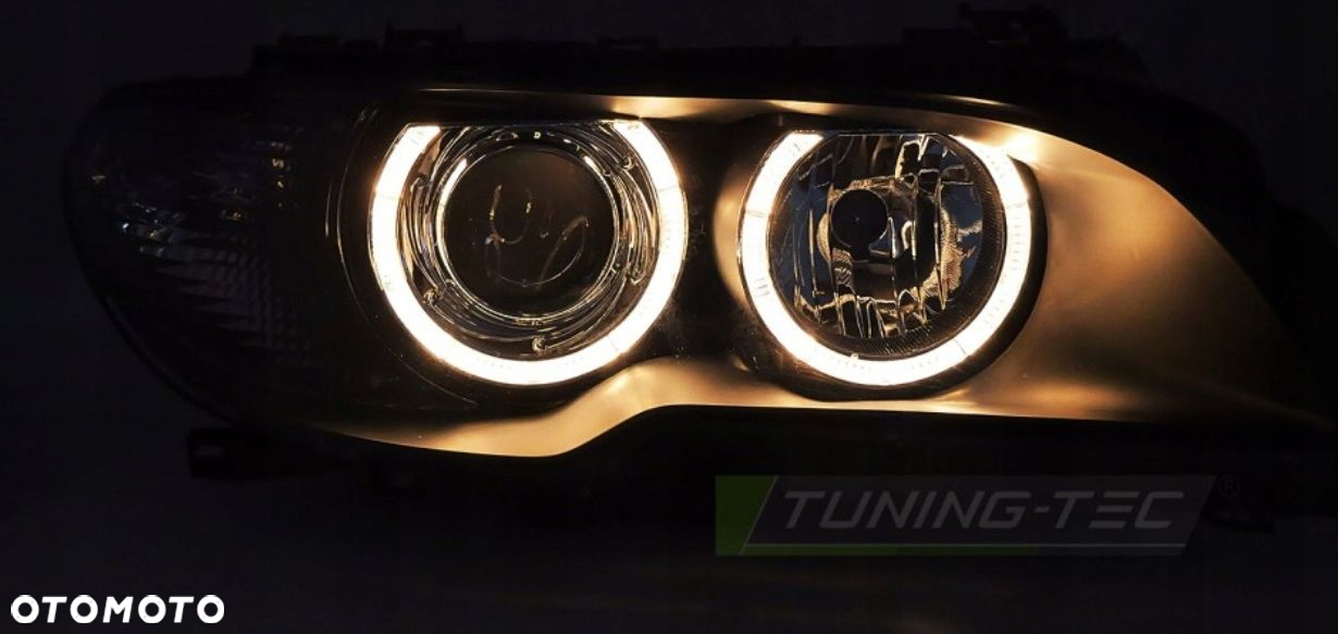 Reflektory Lampy kpl Ringi Angel Eyes Tuning Xenon Bmw 3 E46 Lift FL Coupe - 3