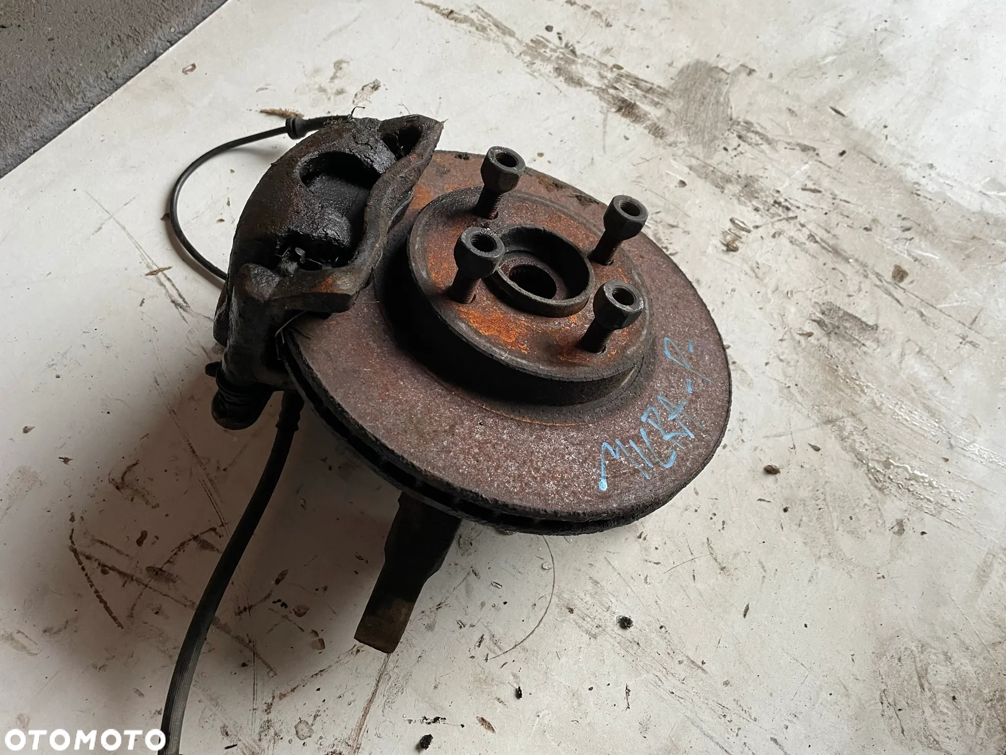 NISSAN MICRA K13 1.2 PIASTA ZWROTNICA ZACISK TARCZA PRAWA PRZEDNIA PRAWY PRZÓD - 3