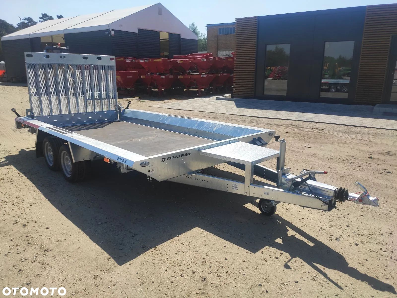 Przyczepa Laweta pod mini-koparkę Temared Builder 4018 - 2 lub 3 osiowa - 1