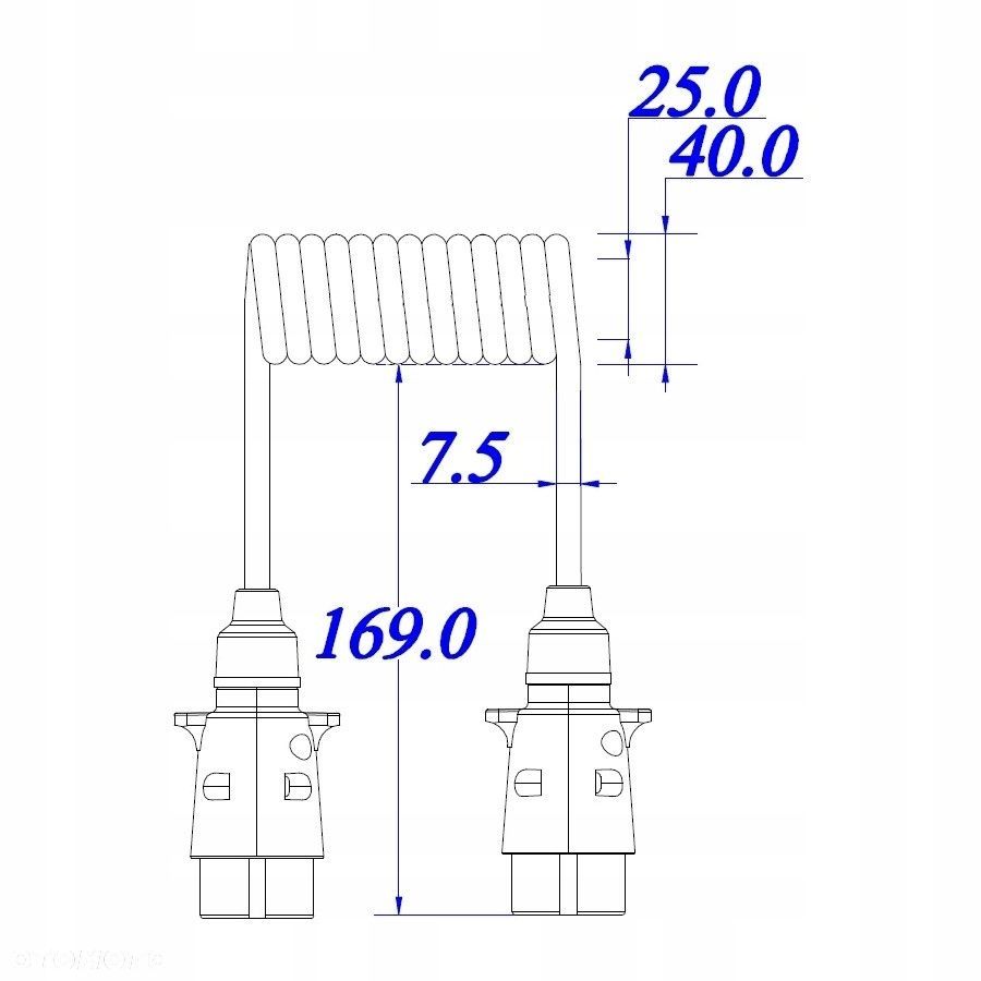 przewód spiralny 12v 3m - 4
