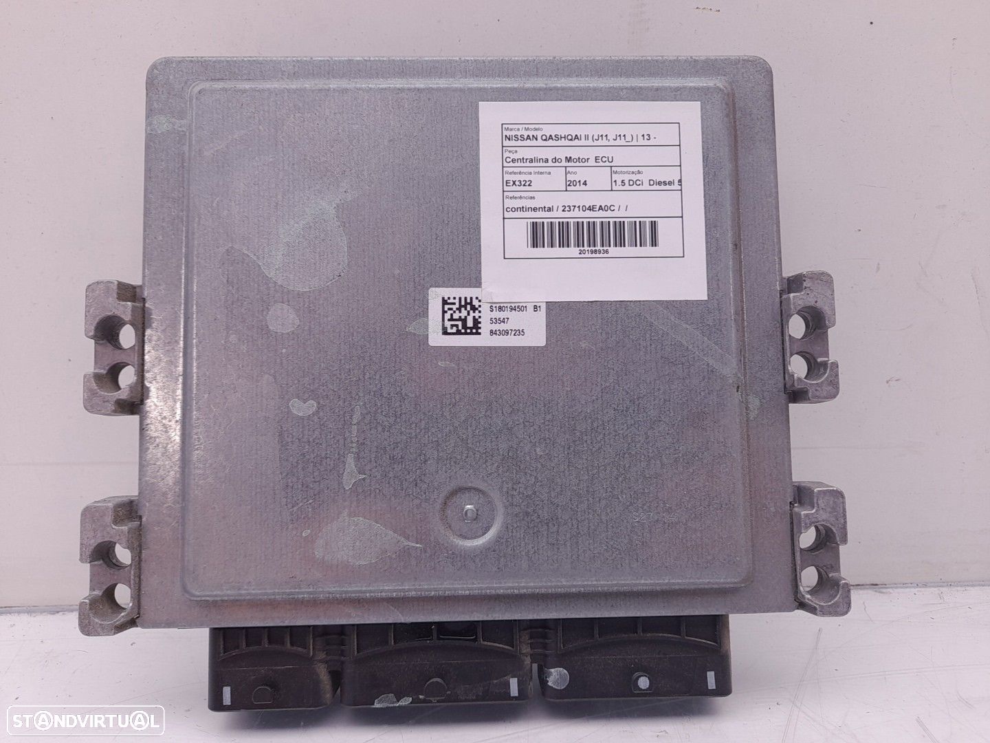 Centralina motor / ECU NISSAN Qashqai II (J11) - 1