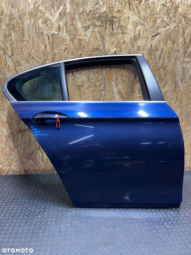 bmw 5 f10 f11 2014 tył strona prawa drzwi tylne a76/5 tiefseeblau