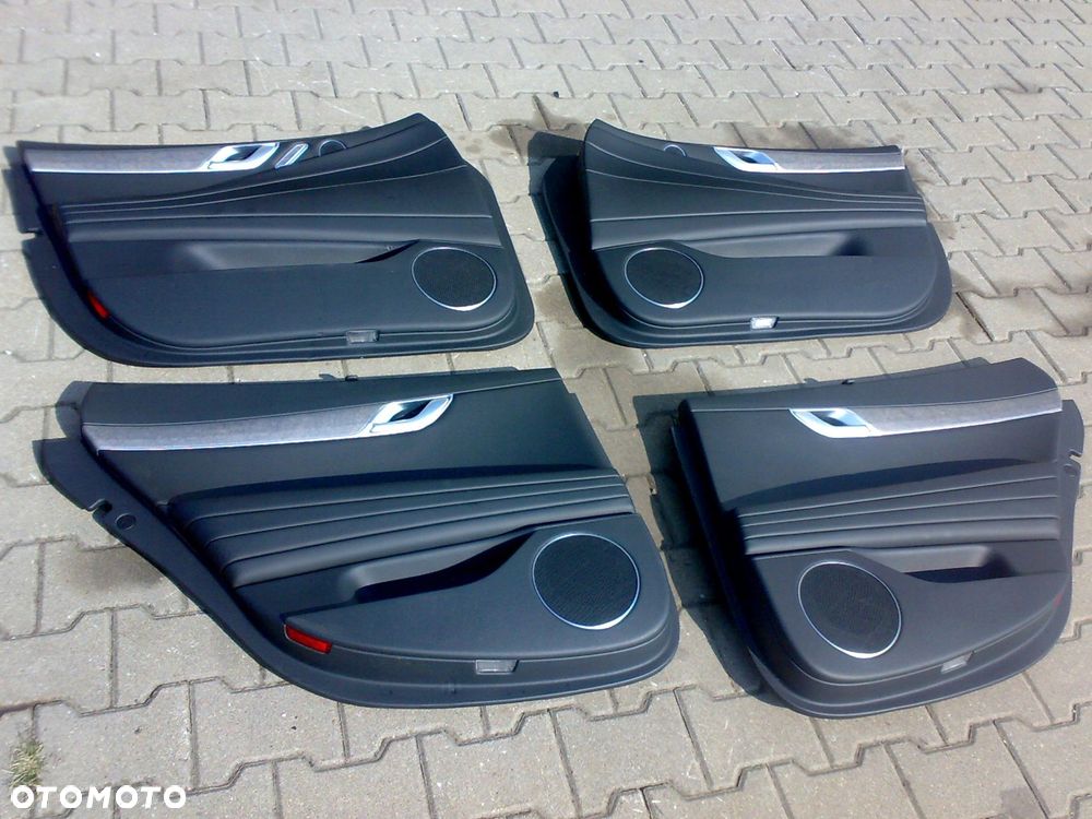 genesis g80 2021 - tapicerka boczek drzwi przednia tylna idealne panel szyb - 1