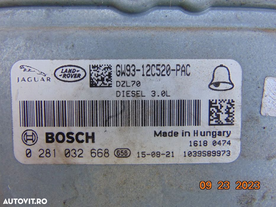Calculator Motor Range Rover Sport 3.0 l494 ecu jaguar xf - 2