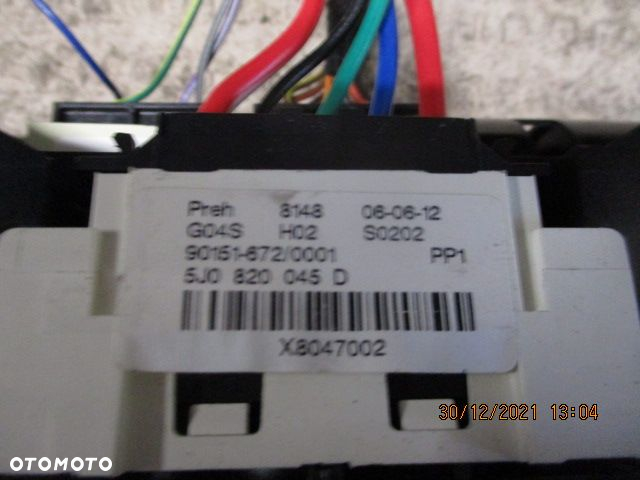 Panel nawiewu ogrzewania Skoda Fabia II - 2