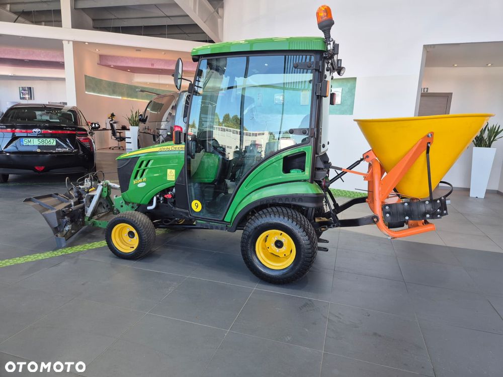 John Deere 1026 R 4X4 / MINI TRAKTOR / PŁUG / SYPIARKA / NOŚNIK NARZĘDZI / STAN IDEALNY / YANMAR / SERWISOWANY / NISKIE MOTOGODZINY - 12