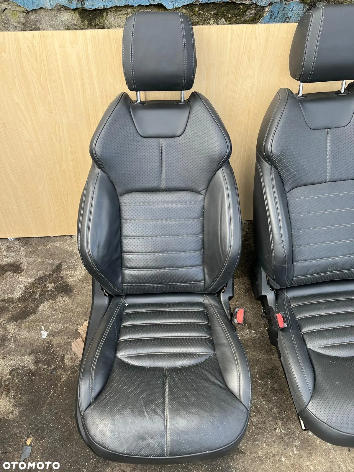 Siedzenia fotele kanapa komplet skórzane SKORA czarne Range Rover Evoque L538 2015 - 2