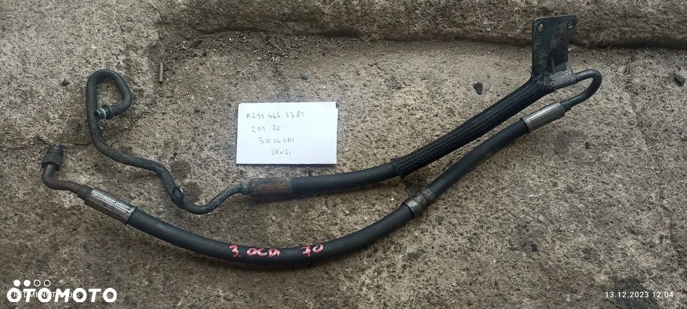 MERCECES W211 3.0 V6 CDI PRZEWÓD WĄŻ WSPOMAGANIA PŁYNU A2114663381 - 1