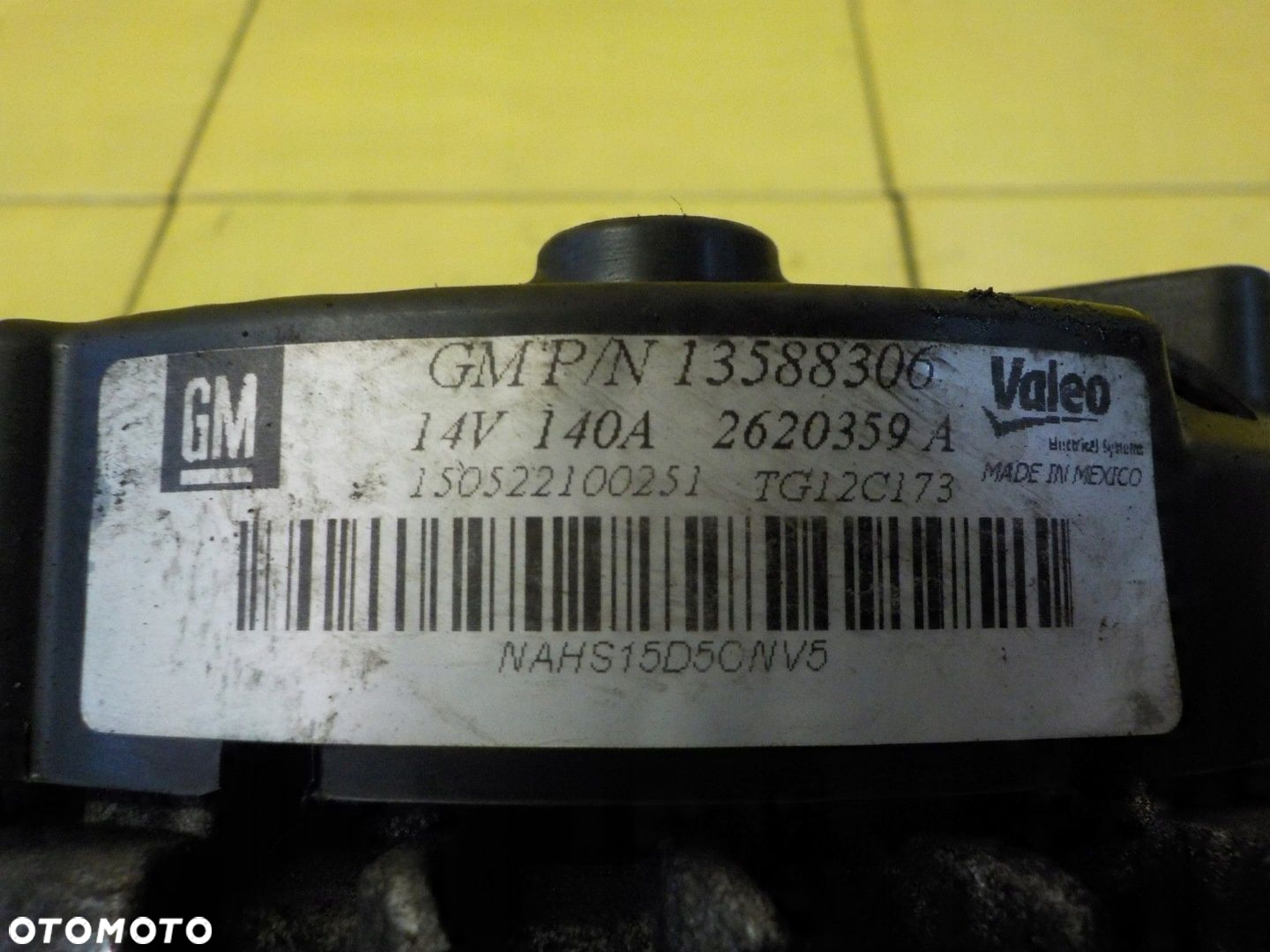OPEL INSIGNIA ASTRA ZAFIRA 2.0 CDTI 13r 160KM A20DTH alternator 13588306 - 6