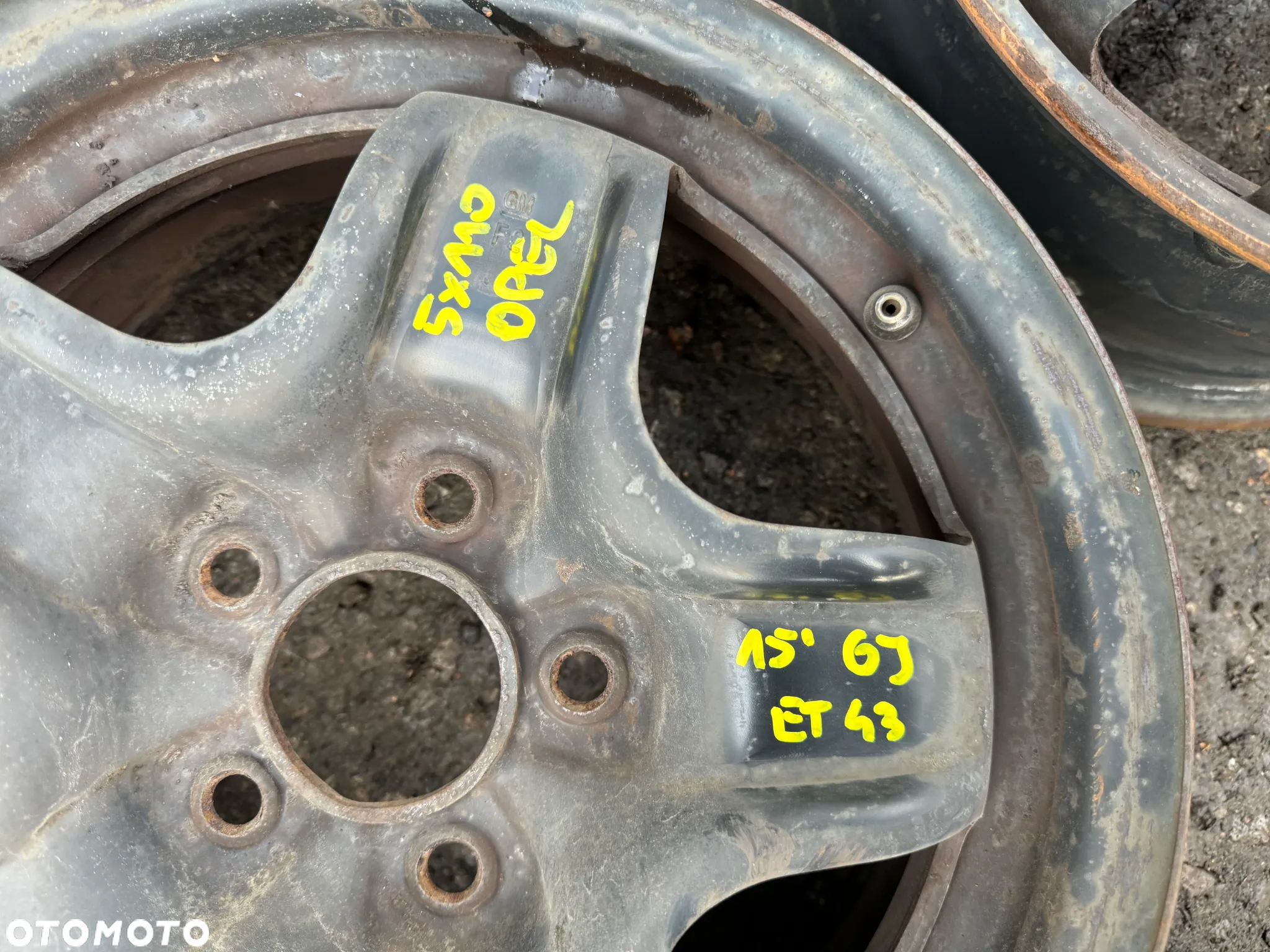 Felgi stalowe 15' Opel struktura 5x110 6Jx15 ET43 OE - 2