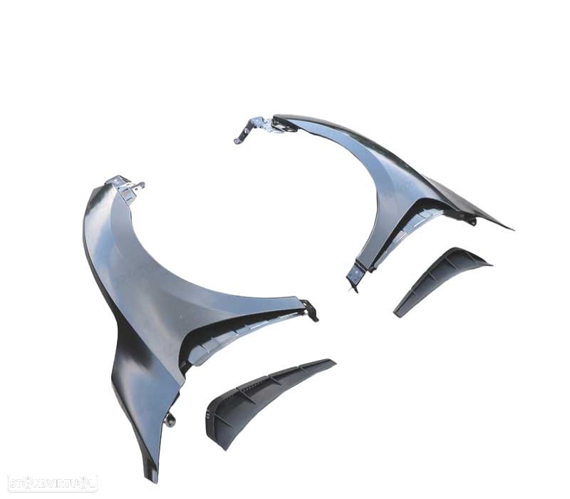 KIT 2 GUARDA-LAMAS HONDA CIVIC TYPE R 16-20 METAL - 4