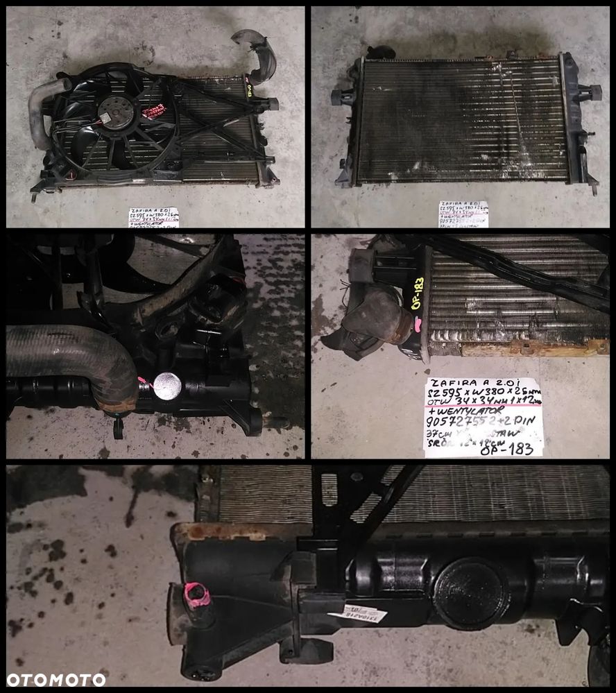 OPEL DAEWOO SAAB CHŁODNICA WODY AUKCJA NR1 - 17