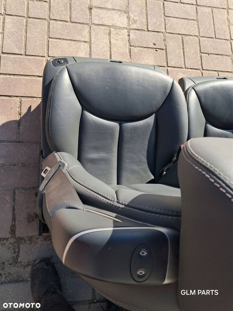 mercedes-benz sl r230 fotele prawy + lewy ciemny szary komplet - 13