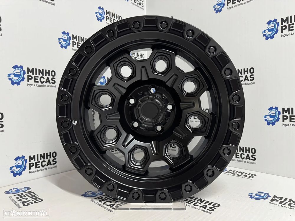 Jantes Look 4x4 em 17 (5x127) Preto Matt - 8