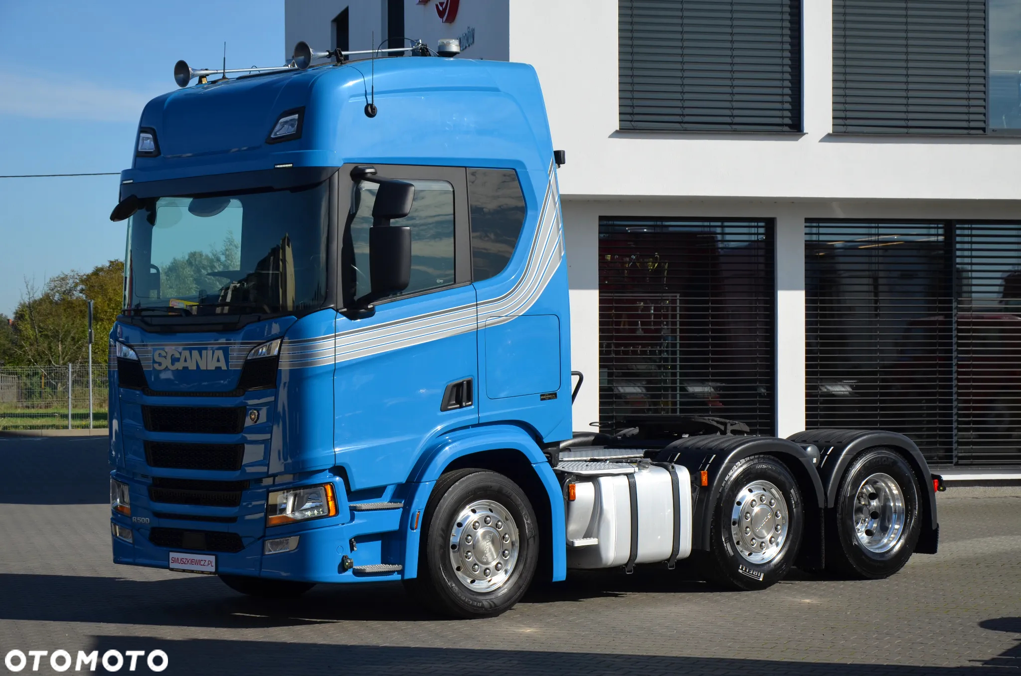 Scania R 500 6x2 PUSHER KLIMA P. SKÓRY LED MIKROFALÓWKA EKSPRES ALUSY KAMERA ACC NAVI 9540 - 2