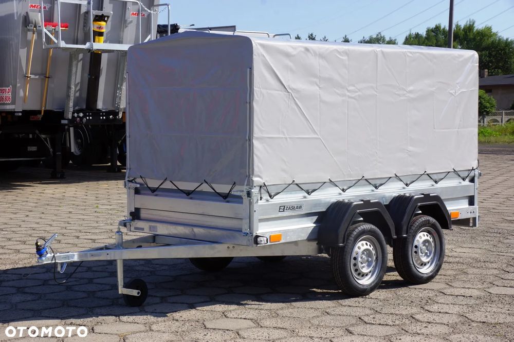 Zaslaw 2 osie, przyczepa towarowa MOCNA I SOLDNA DMC 750 KG - 25
