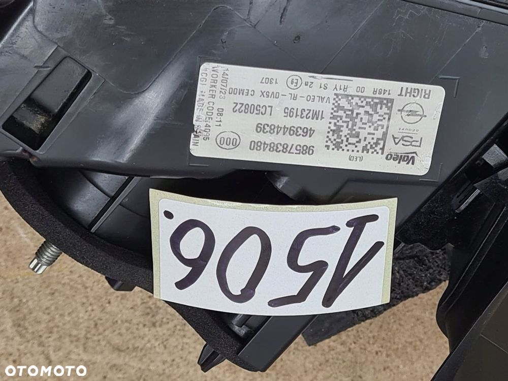 LAMPA TYŁ PRAWY PRAWA TYLNA LED 9857838780 Opel Astra VI 2022-  L - 7