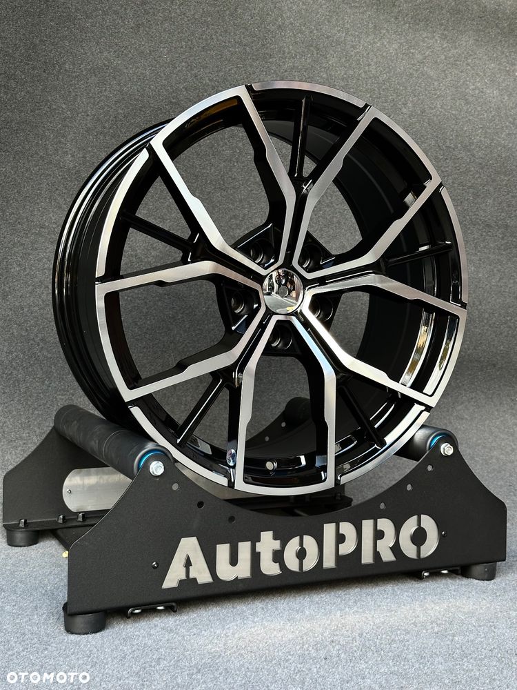 NOWE alufelgi 5x120 19” do BMW czarny połysk polerowany front - 4