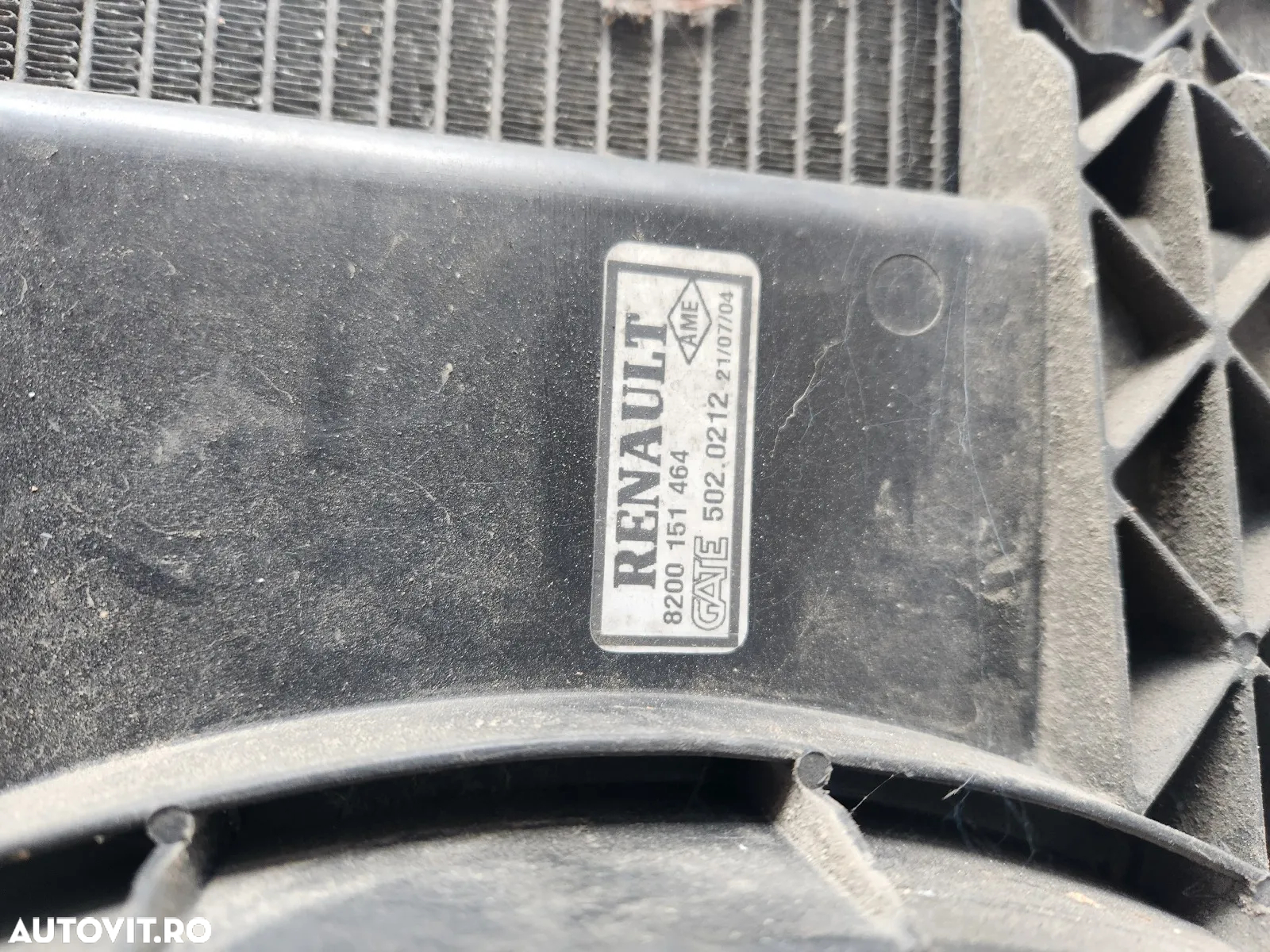 Grup Radiatoare Radiator Apa Clima Intercooler Termocupla Electroventilator Renault Megane 2 1.5 Dc - 8