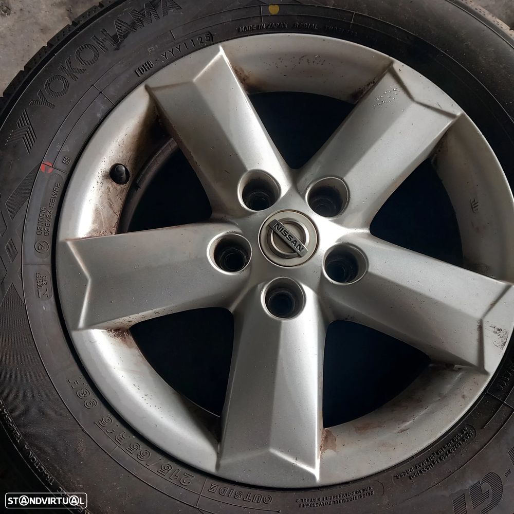 Conjunto jantes especiais Nissan Qashqai pneus bons 215 65 R16 - 4