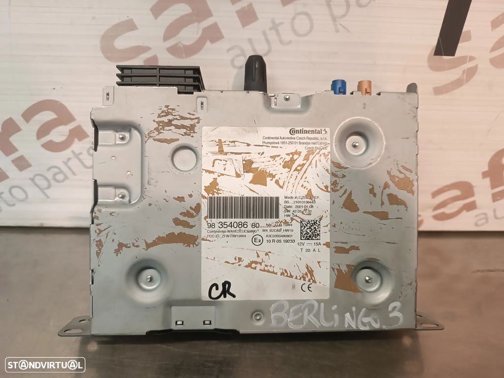 AUTO-RADIO CD / DVD / GPS / SISTEMA NAVEGAÇÃO MULTIMEDIA PEUGEOT / CITROEN 9835408680 - 4