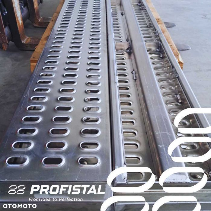Trap najazd podjazd rampa laweta koparka pomoc drogowa ALUMINIOWE 2M - PRODUCENT - 2