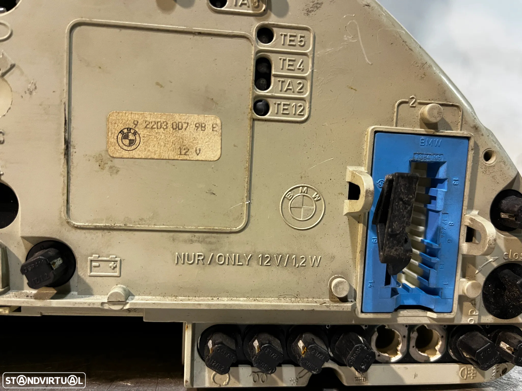 QUADRANTE / PAINEL DE INSTRUMENTOS BMW SERIE 5 E34 525TD 9220300898E - 3