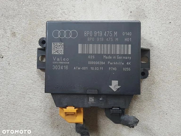 Moduł PDC Audi A3 8P lift 8P0919475M - 1