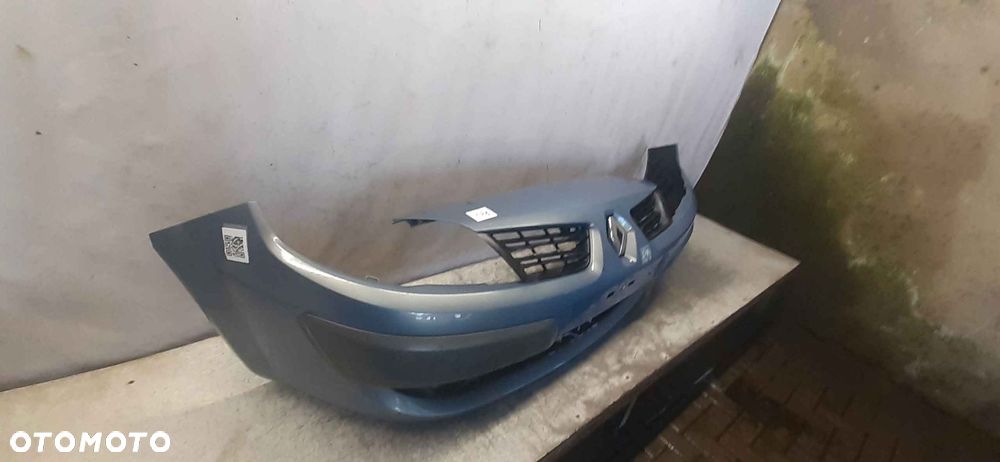 ^ ZDERZAK PRZÓD PRZEDNI DO RENAULT SCENIC II 2 LIFT FL TED47 BŁĘKITNY HALOGENY - 4