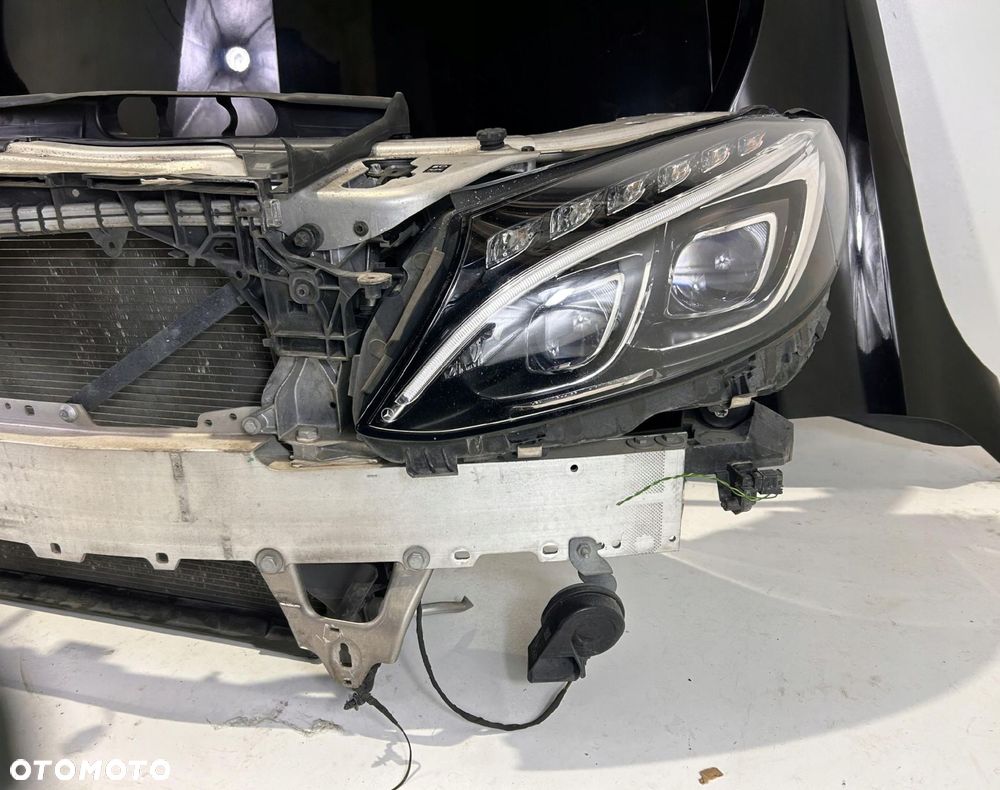 MERCEDES W205 AMG ZDERZAK MASKA CHŁODNICE PAS - 9