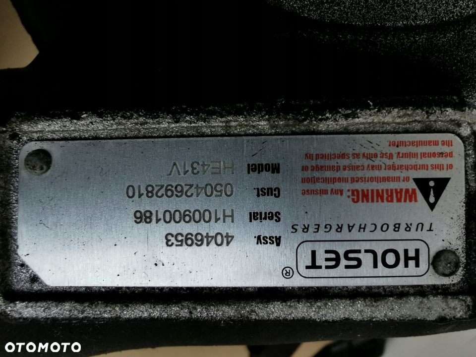 TURBINA IVECO STRALIS TRAKKER CURSOR 8 05042692810 - 2
