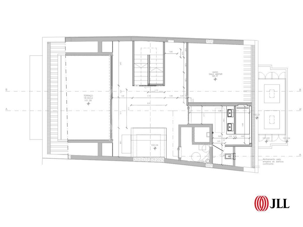 Apartamento T4 triplex, nas Avenidas Novas, em Lisboa - Grande imagem: 4/4