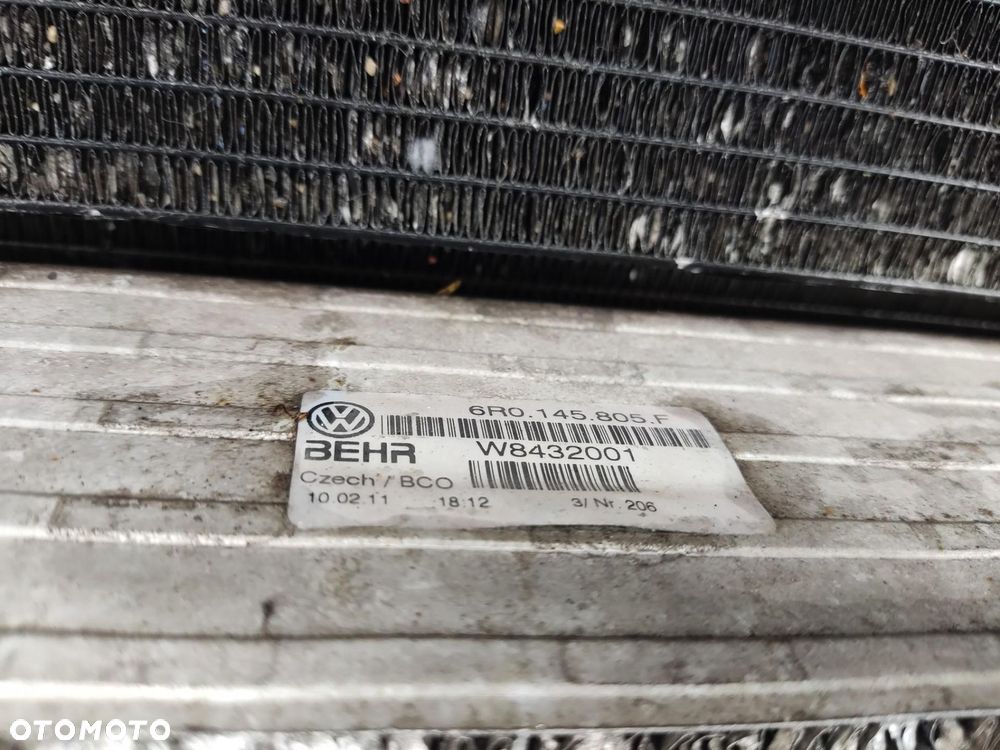KOMPLET CHŁODNIC WENTYLATOR PAS PRZÓD PRZEDNI AUDI A1 I 8X 1.4 TFSI 2010-14 - 12