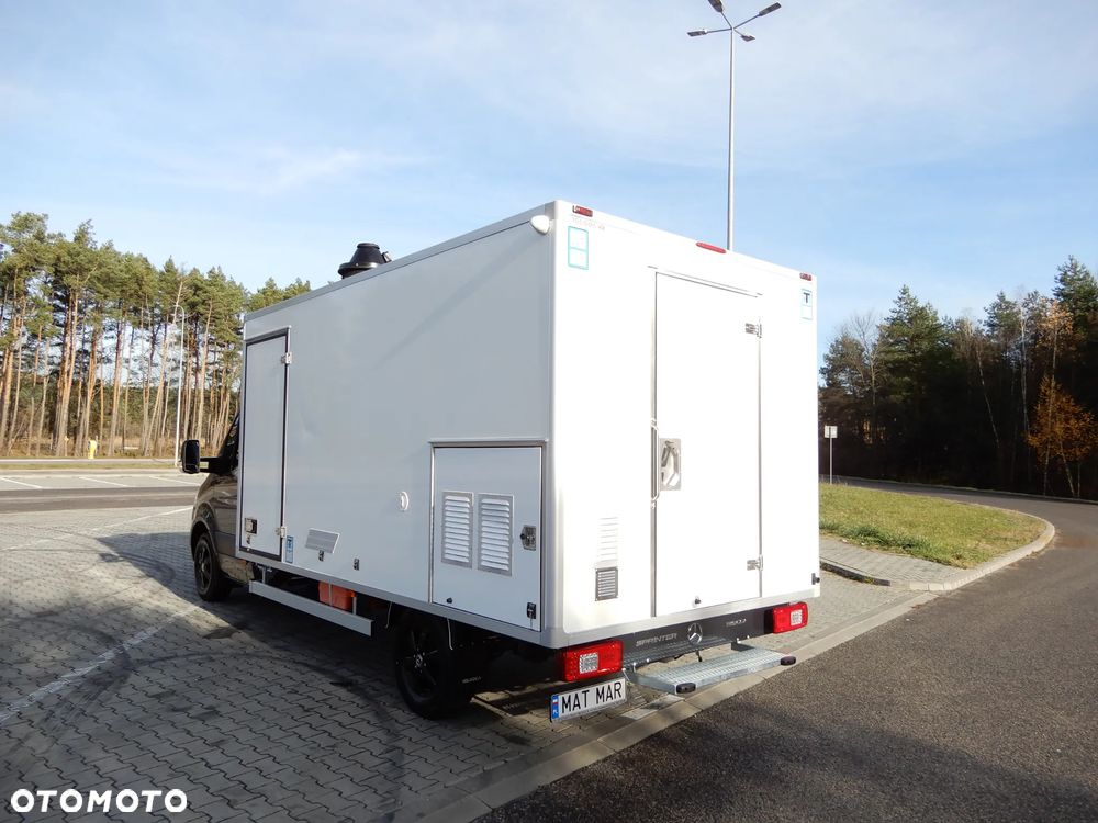 Mercedes-Benz Sprinter 319 CDI V6 3.0 CDI 190 KM Automat 7G-Tronic Auto-Sklep Food Truck Bar Smażalnia Izoterma Chłodnia Mrożnia Agregat Thermo King Zasilany Na Postoju V230 STAN NOWY JEDYNY TAKI POLECAM - 5