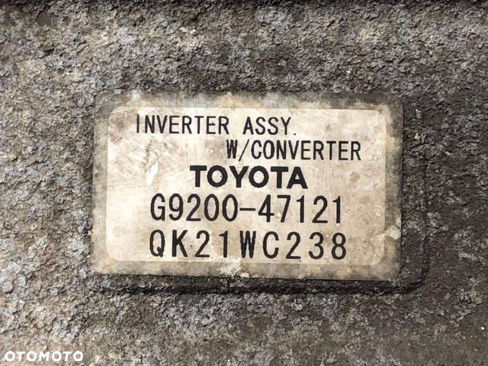 INWERTER FALOWNIK  TOYOTA PRIUS Liftback (_W2_) 2003 - 2009 1.5 Hybrid (NHW20_) 57 kW [78 KM] - 6