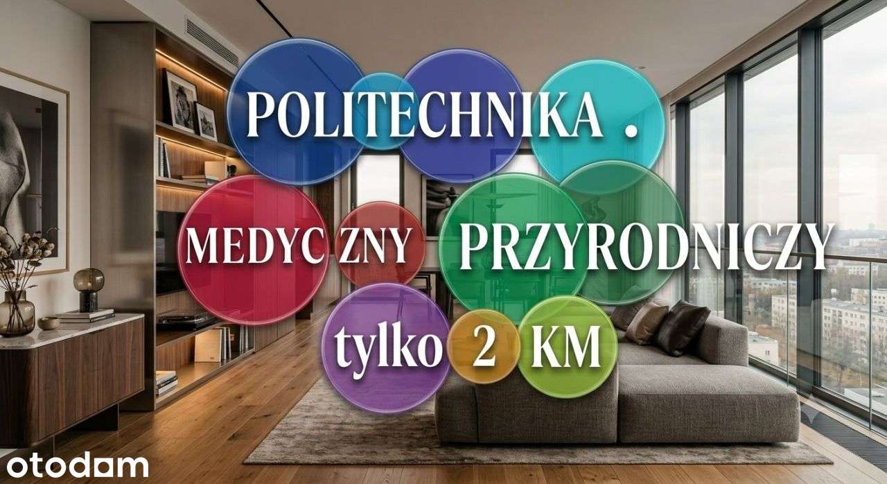 Politechnika, Medyczny, Przyrodniczy 2-pokoje Nowe