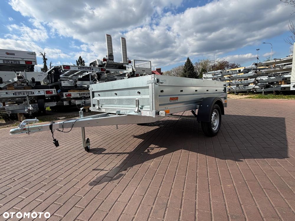 Neptun Przyczepa Neptun N7-253 HOBBY RESOR 253x150x40 1 osiowa resor+amortyzator wysokie burty quad traktorek atv Wrocław Borowa - 4