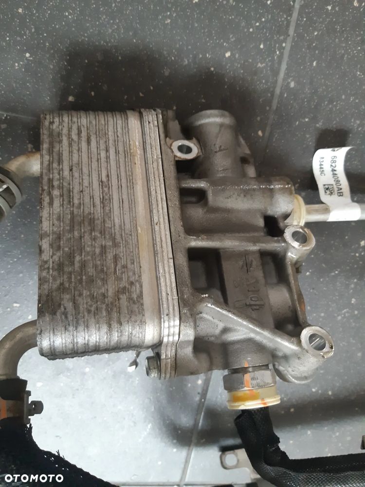 Chłodnica oleju skrzyni biegów JEEP WRANGLER JL IV 3.6 2018- 68233384AB przewody - 4