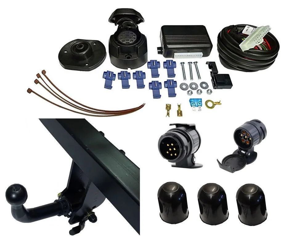 CHRYSLER VOYAGER+GRAND2004-20 HAK HOLOWNICZY Z KULĄ WYPINANĄ HORYZONTALNIE+MODUŁ13PIN - 4