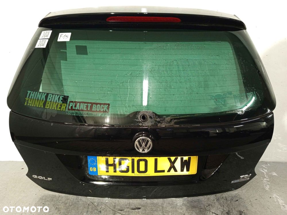 + KLAPA TYŁ TYLNA BAGAŻNIKA VOLKSWAGEN GOLF 5 V 6 VI KOMBI LC9Z CZARNY - 1