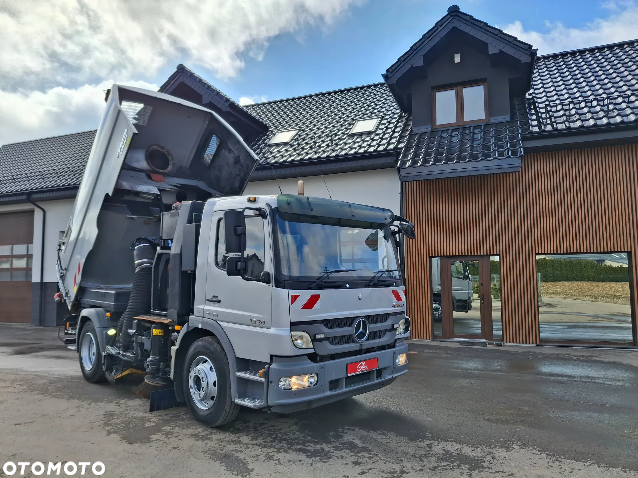Mercedes-Benz Atego 1524 Zamiatarka FAUN Viajet Euro 5 EUnited PM10 Karcher Na Bębnie Regulowane Zawieszenie - 7