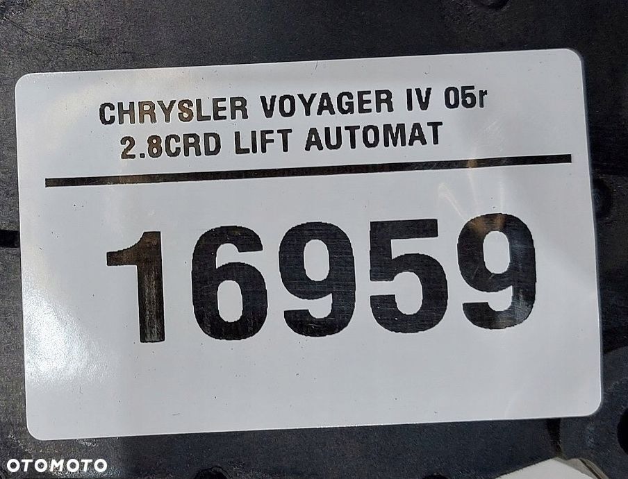 POTENCJOMETR PEDAŁ GAZU VOYAGER IV 2.8 CRD 05r - 5